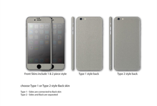 iPhone 6 6s, 6 6s Plus Type 1 and 2 - Metal Series Skins