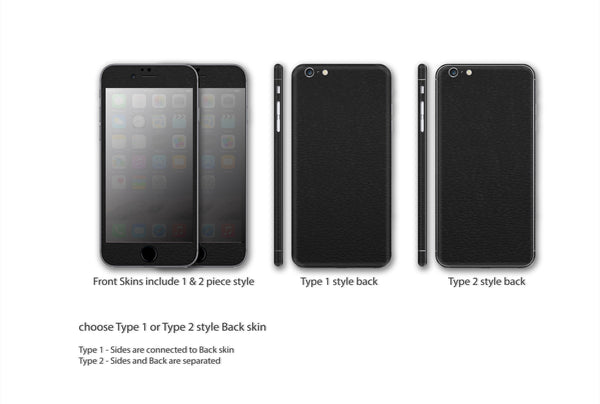 iPhone 6 6s, 6 6s Plus Type 1 and 2 - Leather Series Skins