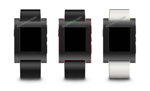 Pebble Watch - Leather Series Skins