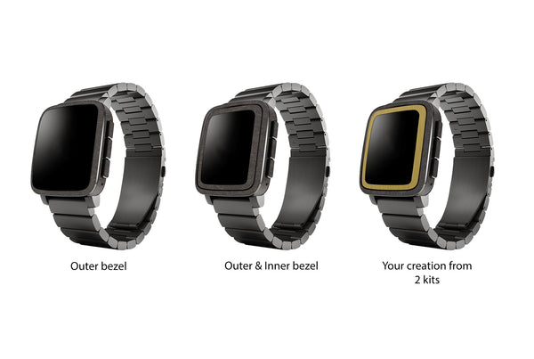 Pebble Time Steel Watch - Designer Series Skins