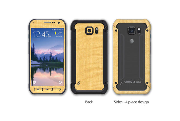 Samsung Galaxy S6 Active Skins - Wood Series