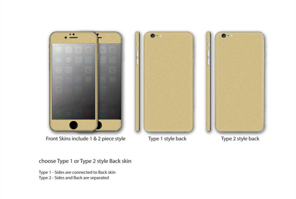 iPhone 6 6s, 6 6s Plus Type 1 and 2 - Matte Metal Series Skins