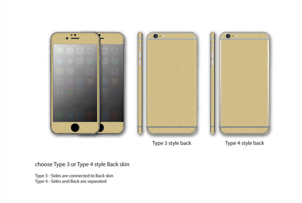 iPhone 6 6s, 6 6s Plus Type 3 and 4 - Matte Metal Series Skins