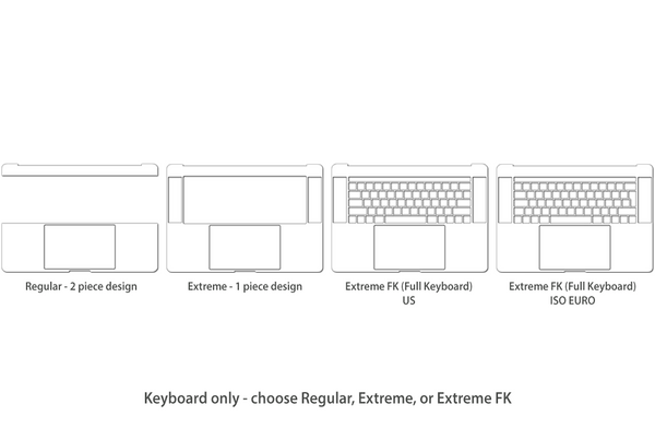 Macbook Pro 15" 4th Gen - Skin/Wrap Collection 2016 to latest