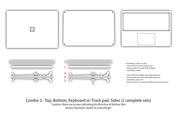 Microsoft Surface Laptop 1 & 2 - Skin/Wrap Collection