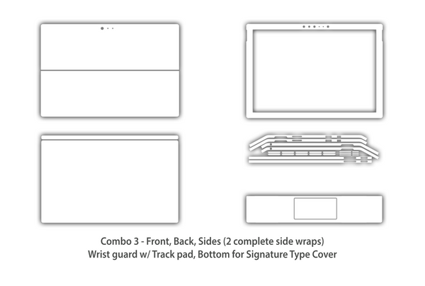 Microsoft Surface Pro (5th gen 2017) Skins - Metal Series