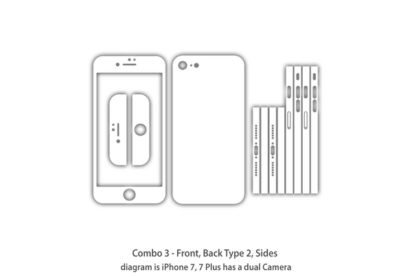 iPhone 7, 7 Plus Skins - Matte Metal Series