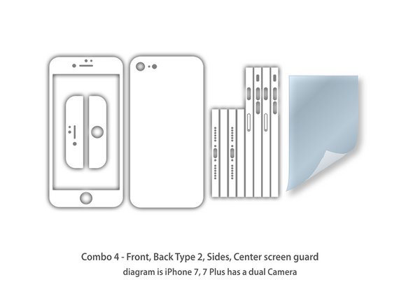 iPhone 7, 7 Plus Skins - Matte Metal Series