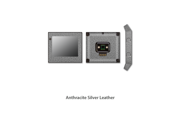 A Silver Leather Fitbit Blaze skins Stickerboy