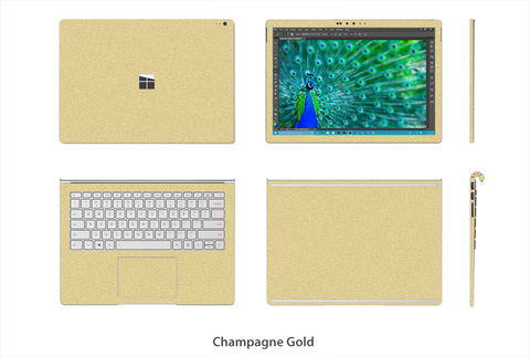 Champagne Gold Surface Book skins stickerboy