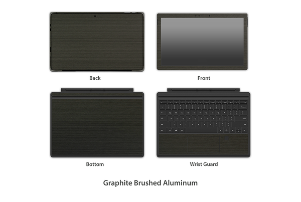Graphite Brushed Surface pro 4 skins stickerboy