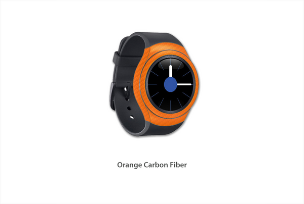 Orange Carbon Fiber Gear S2 skins Stickerboy