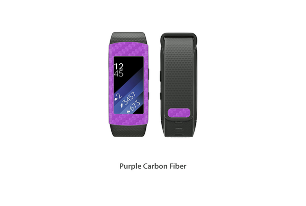 Samsung Gear Fit2 Skins - Carbon Fiber Series