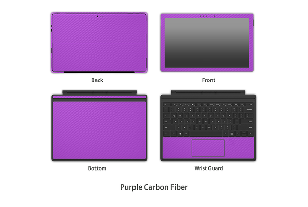 Microsoft Surface Pro (5th gen 2017) Skins - Carbon Fiber Series