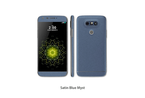 Satin Blue Myst LG G5 skins Stickerboy