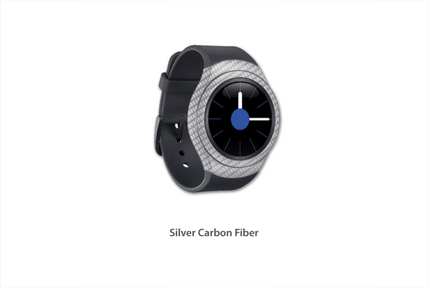 Silver Carbon Fiber Gear S2 skins Stickerboy