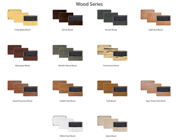 Macbook Pro 13" 4th Gen - Skin/Wrap Collection (New late 2016 model)